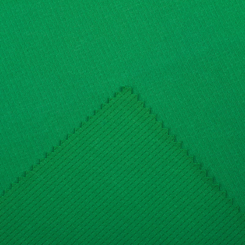 Streifen-Ösenstrick aus 100 % Polyester-Mesh-Gewebe